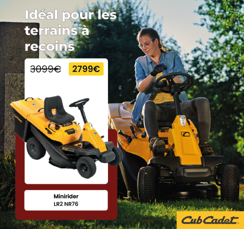 Offres spéciales PRINTEMPS 2024 CUB CADET